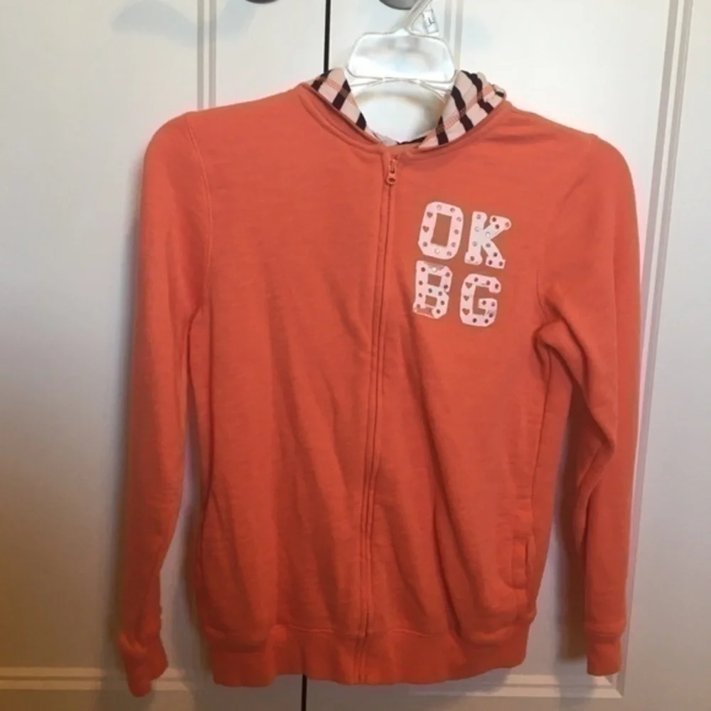 Osh Kosh Girls size 12 hooded sweatshirt NWOT